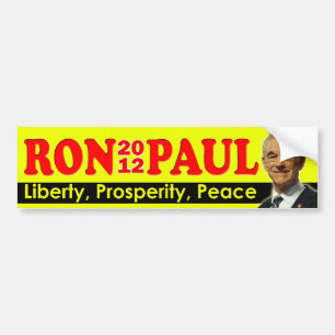 Ron Paul 2012 - Liberty, Prosperity, Peace Bumper Sticker