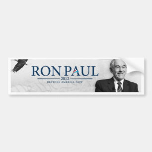 Ron Paul 2012 - Restore America Now - Bumper Stick Sticker