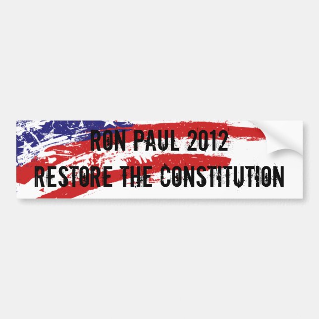 Ron Paul Bumper Sticker (Front)