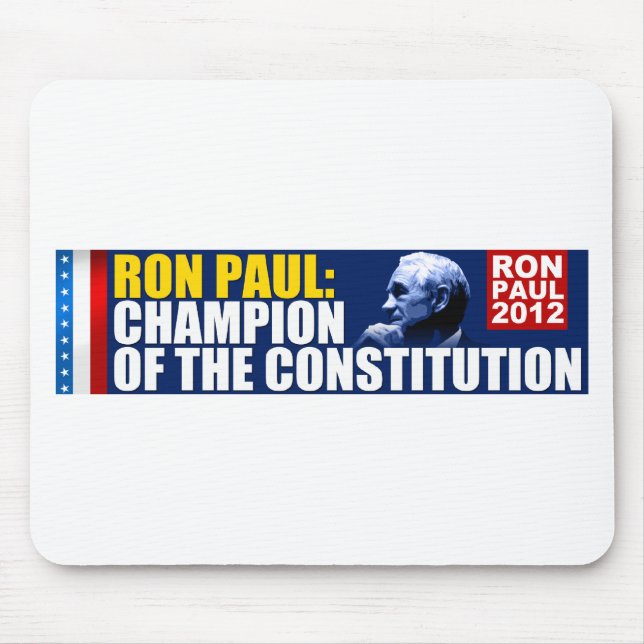 Ron Paul: Champion of the Constitution Mouse Mat (Front)