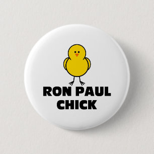 Ron Paul Chick 6 Cm Round Badge
