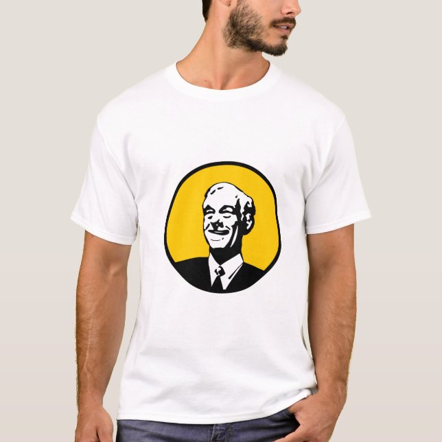 Ron Paul Circle Yellow T-Shirt (Front)