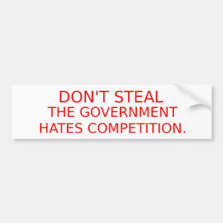 Ron Paul Dont Steal Bumper Sticker