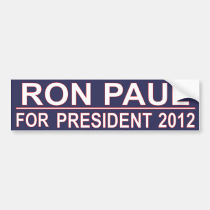 Ron Paul For President 2012 Bumper Sticker