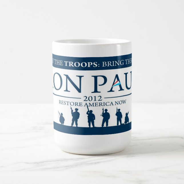 Ron Paul for President 2012 Campaign Coffee Cup (Center)