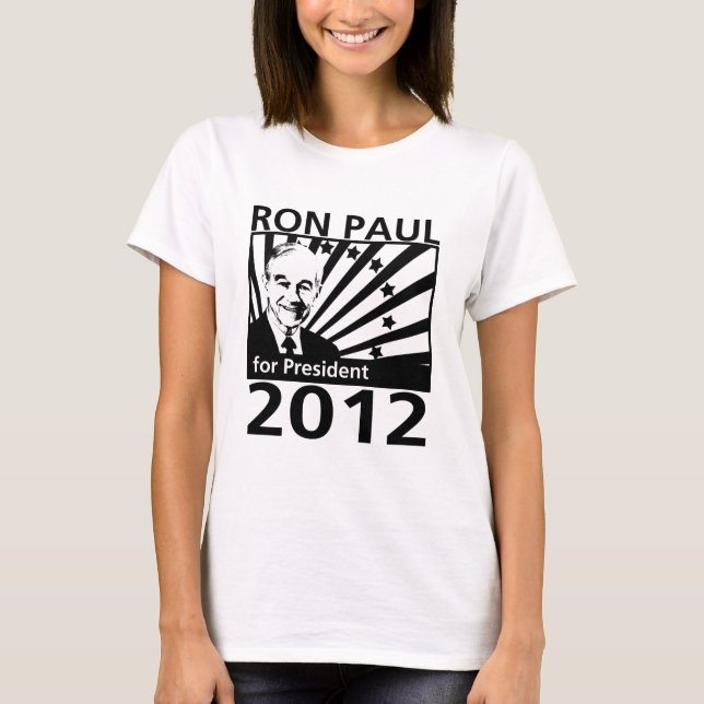 Ron Paul For President 2012 T-Shirt (Front)
