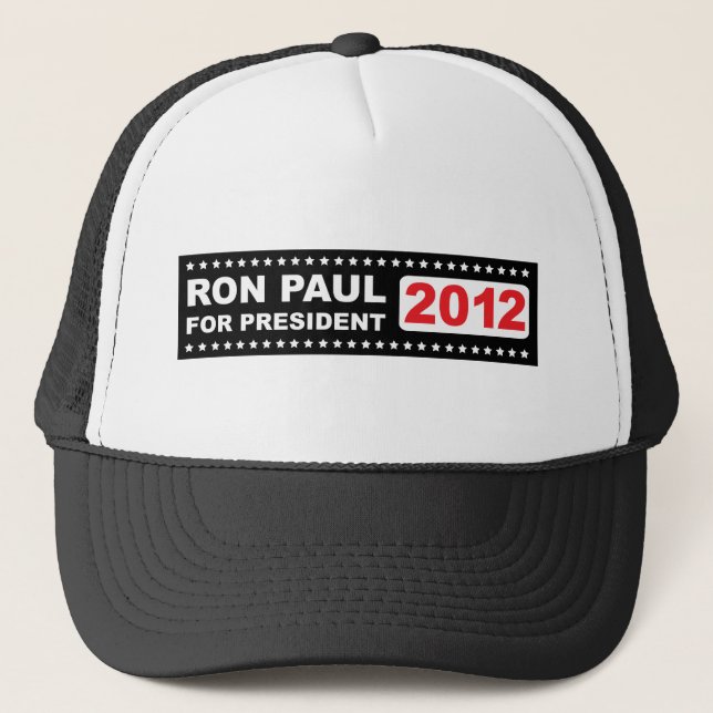 Ron PAul for President 2012 Trucker Hat (Front)