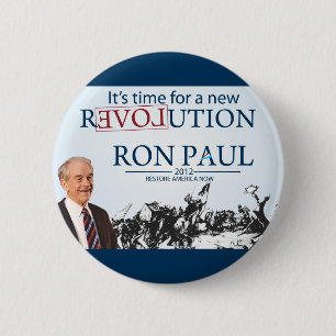 Ron Paul for President 6 Cm Round Badge