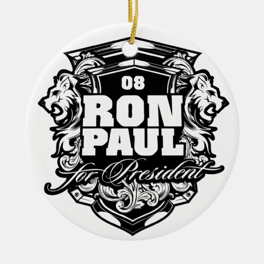Ron Paul for President Christmas Ornament