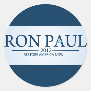 Ron Paul for President Classic Round Sticker