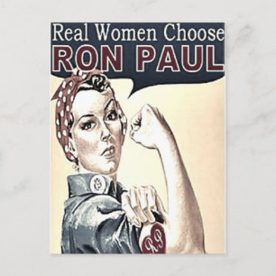 Ron Paul Girl Postcard