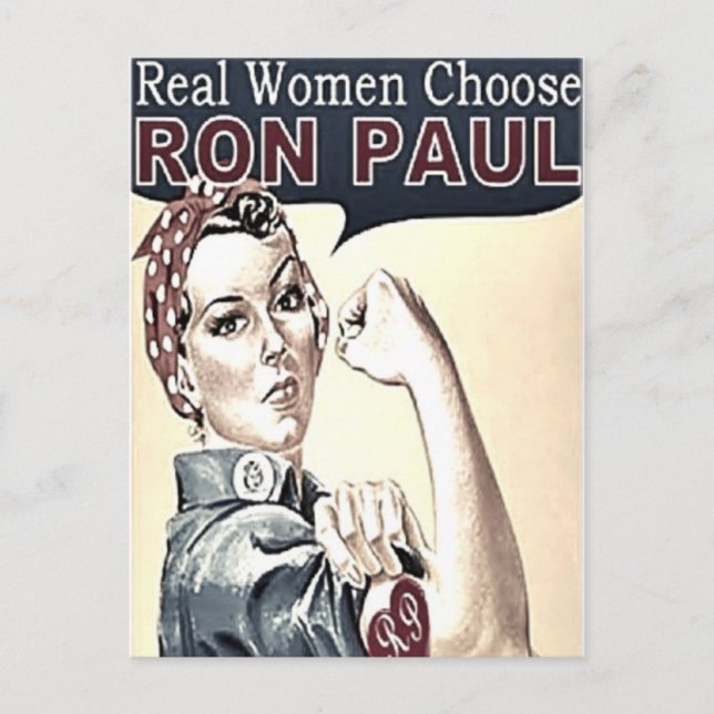 Ron Paul Girl Postcard (Front)