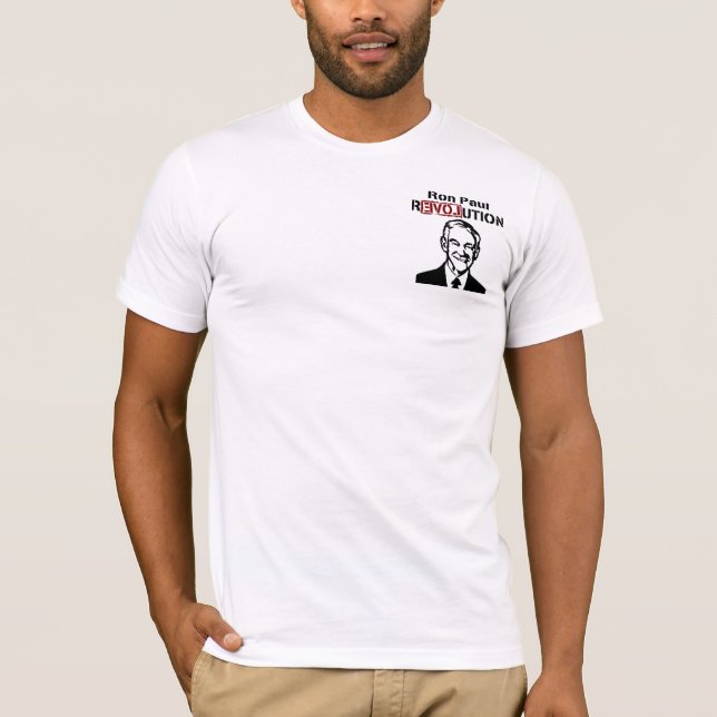 Ron Paul in My Shirt Pocket (Front)