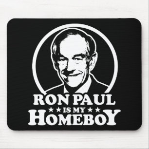 Ron Paul Is My Homeboy Mouse Mat