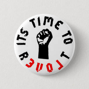 Ron Paul It's Time to Revolt Button