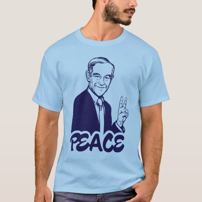 Ron Paul Peace T-Shirt (Front)
