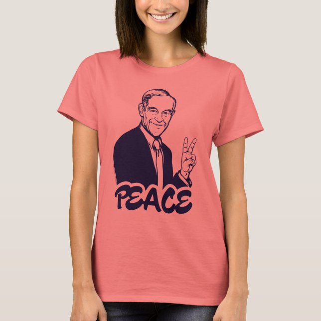 Ron Paul Peace T-Shirt (Front)