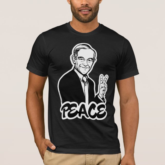 Ron Paul Peace T-Shirt (Front)