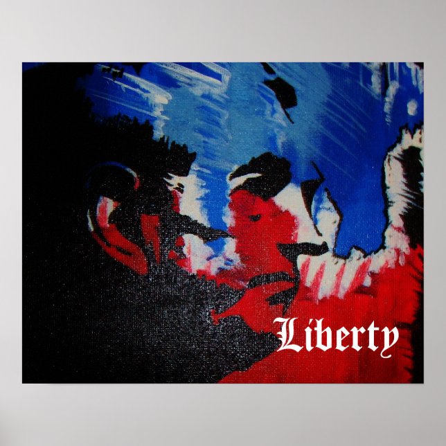 Ron Paul Poster [Hand-Painted] (Front)