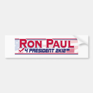 Ron Paul President 2012 Bumper Sticker