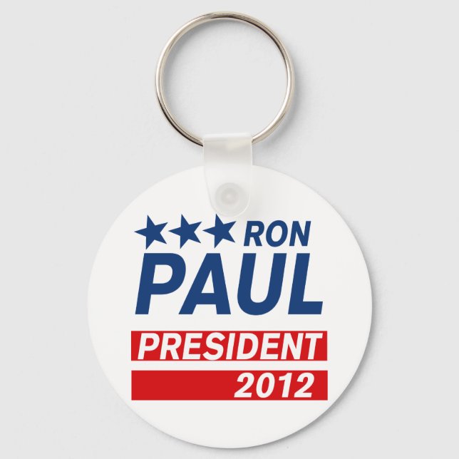 Ron Paul President 2012 Campaign Gear Key Ring (Front)