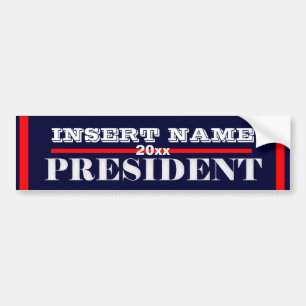 Ron Paul president 2012 CUSTOMIZE Bumper Sticker