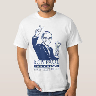 Ron Paul Pub Crawl Customisable Shirt