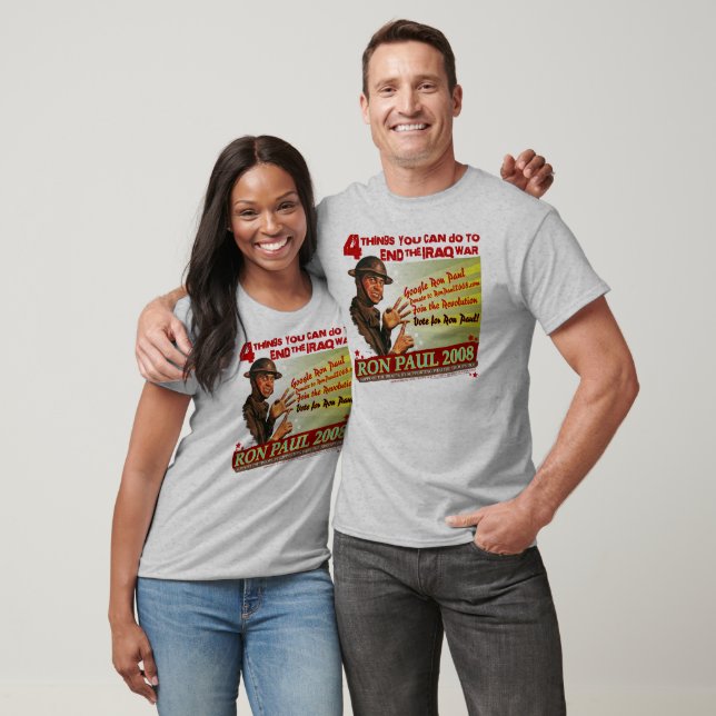 Ron Paul Retro Look Design T-Shirt (Unisex)