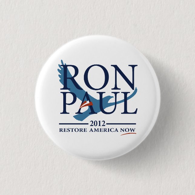 Ron Paul Revolution 3 Cm Round Badge (Front)