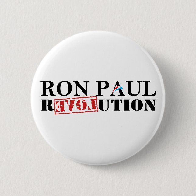 Ron Paul Revolution Button (Front)