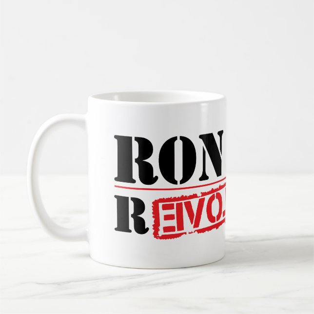 Ron Paul Revolution Coffee Mug (Left)