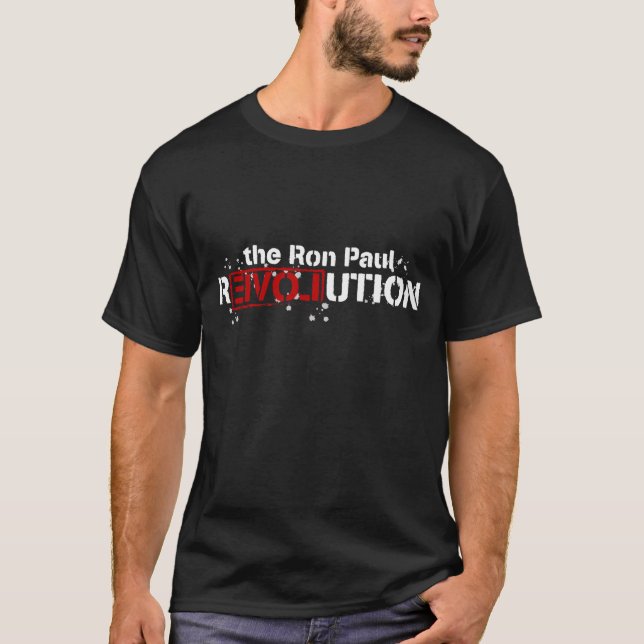 Ron Paul Revolution Dark Tee (Front)