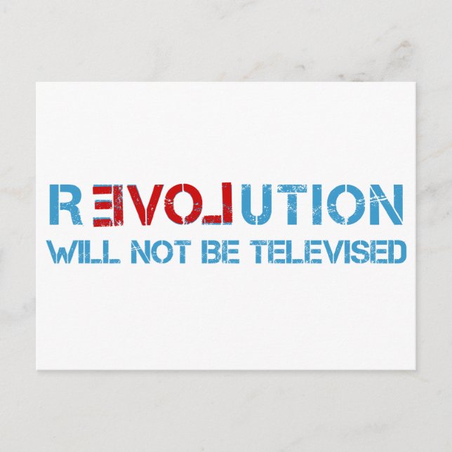 Ron Paul revolution Postcard (Front)