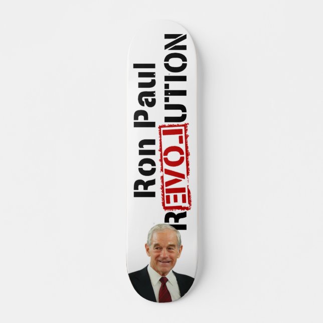 Ron Paul Revolution Skateboard (Front)
