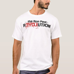 Ron Paul Revolution Stencil Shirt