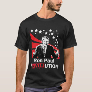 Ron Paul Revolution T-shirt Black