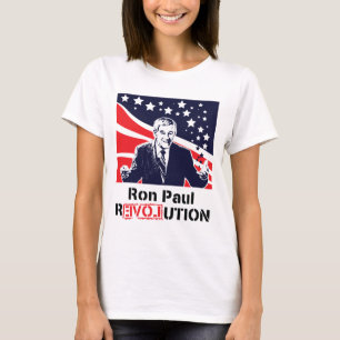 Ron Paul Revolution T-shirt white