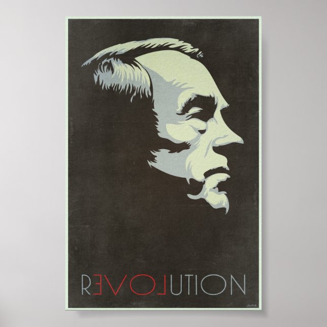 Ron Paul Revolution Vintage Poster (Front)