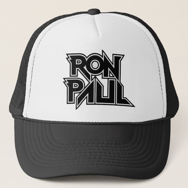 Ron Paul Rock Trucker Hat (Front)
