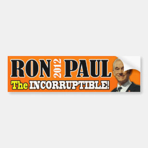 Ron Paul - The Incorruptible! Bumper Sticker