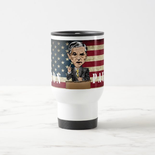 RON PAUL TRAVELER/COMMUTER MUG (Center)