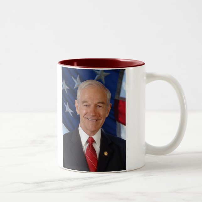 Ron Paul Two-Tone Coffee Mug (Right)