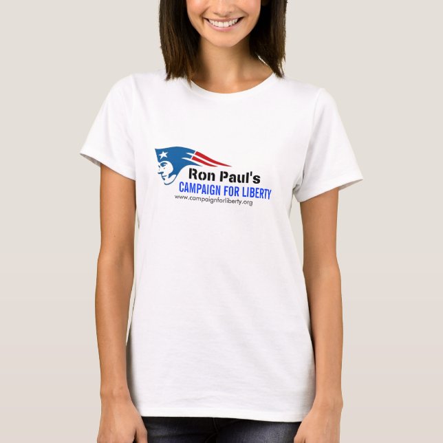 Ron Paul's Campaign for Liberty patriot revolution T-Shirt (Front)
