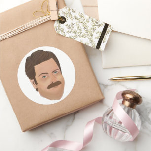 Ron Swanson Sticker Parks and Rec