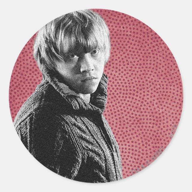 Ron Weasley 5 Classic Round Sticker (Front)