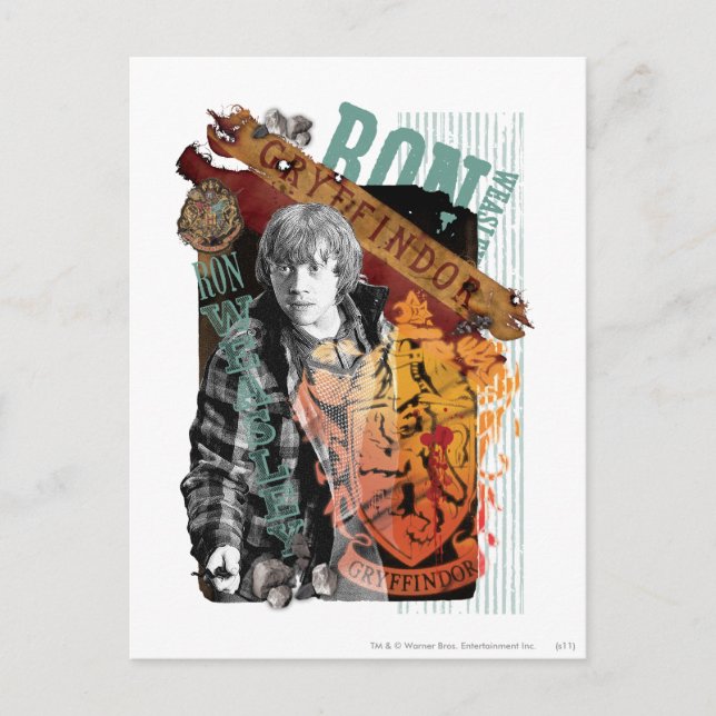 Ron Weasley Collage 1 Postcard (Front)