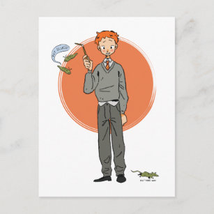 Ron Weasley Illustration "Eat Slugs" Postcard