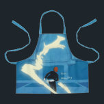 Ron Weasley Patronus Painting Apron<br><div class="desc">Step into the Wizarding World with this dynamic Ron Weasley design, capturing a powerful moment of magic in motion. Ron is mid-cast as a luminous Patronus bursts forward in a brilliant sweep of light. The glowing spell contrasts beautifully with the cool blue tones of the castle interior, creating a striking,...</div>