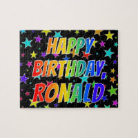 "RONALD" First Name, Fun "HAPPY BIRTHDAY"