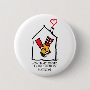 Ronald McDonald Hands 6 Cm Round Badge
